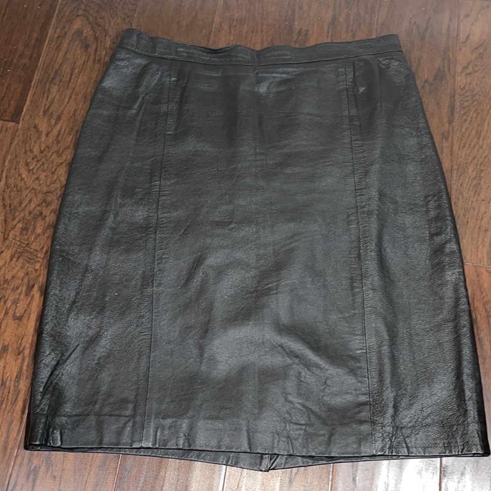 Vintage RZR 100% Leather Skirt